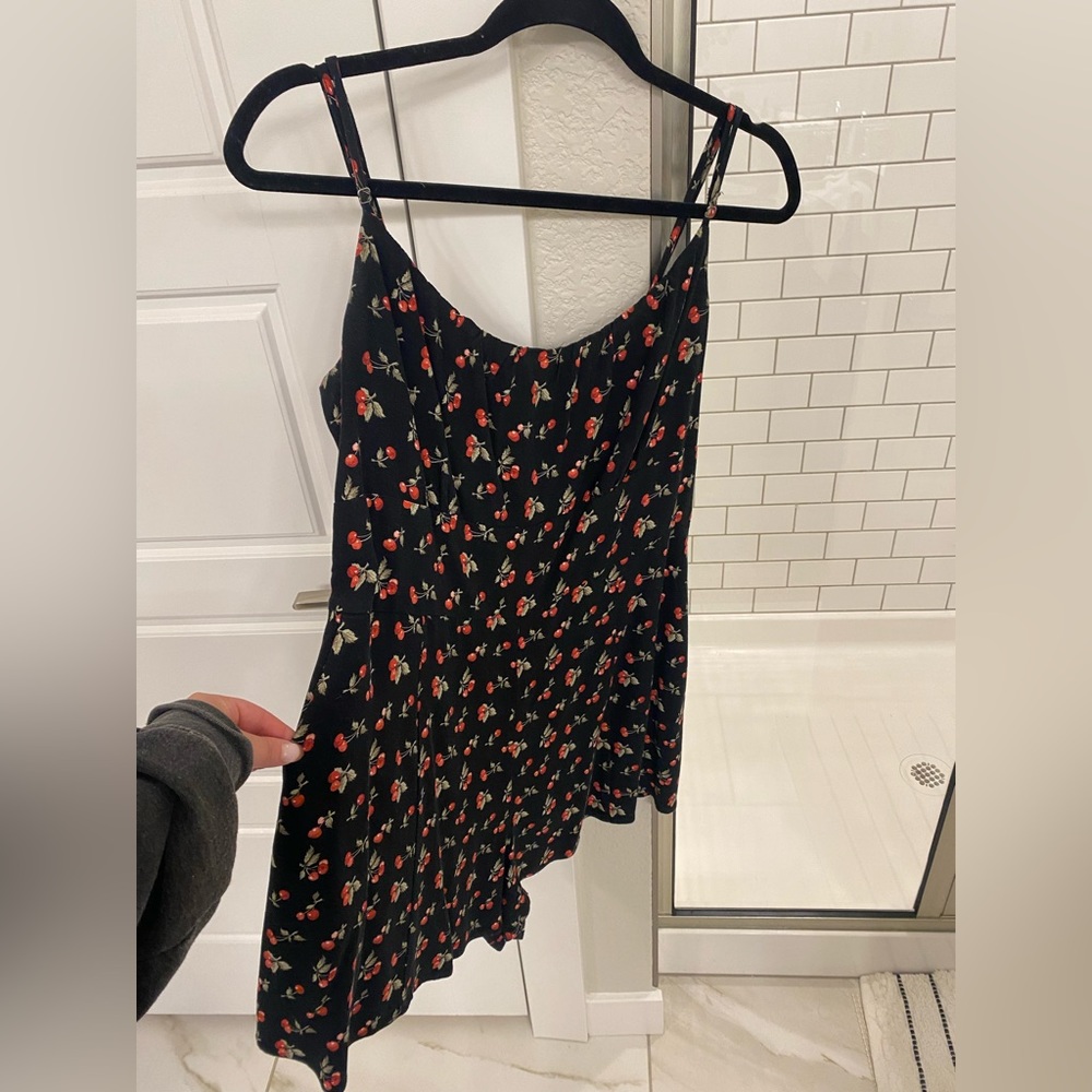 Abercrombie  & Fitch cherry patterned romper